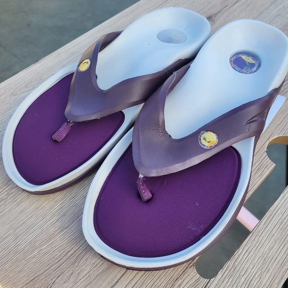 Men's Hawaiian Jellys Slide Thong Flat Sandals Sz 8 - Picture 6 of 14